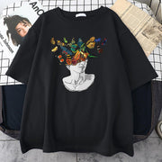 Personalized casual loose print T-shirt