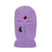 Men's and women's riding ski mask pullover knitted wool cap