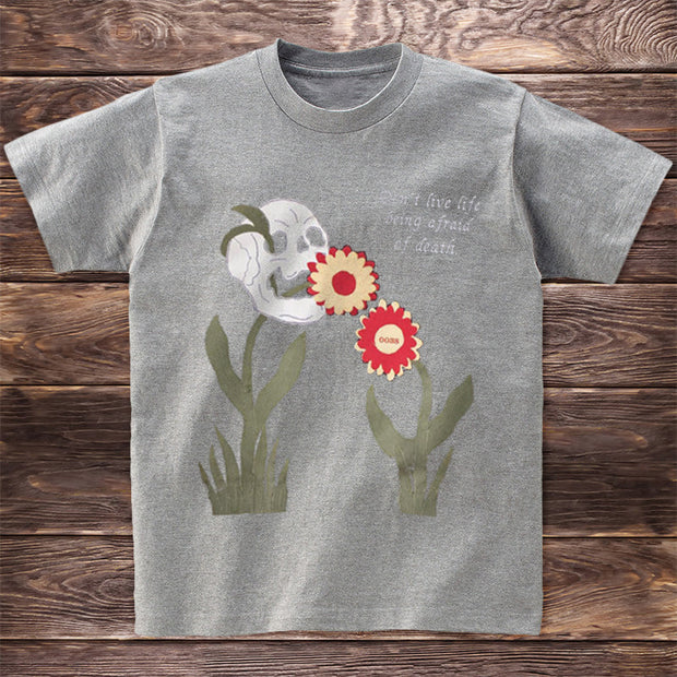 Personalized street print short-sleeved T-shirt