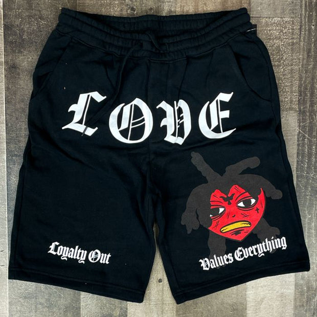 Personalized face print shorts men