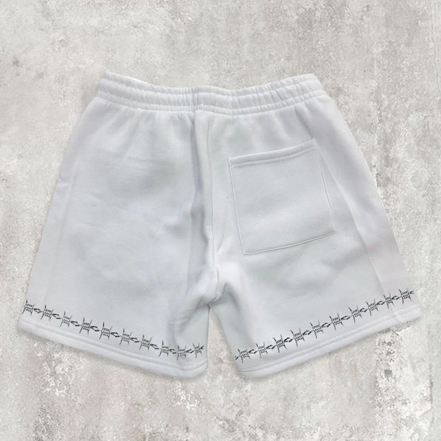 Stylish casual hip hop printed shorts