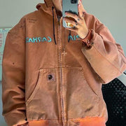 Passionate Duality Hand-Painted Work Jacket