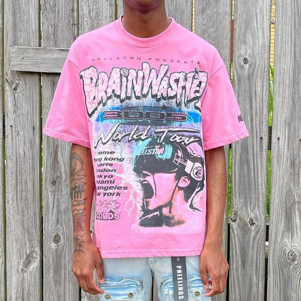 BrainWashed Print Short Sleeve T-Shirt