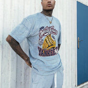 Retro Street Fashion Short Sleeve T-shirt