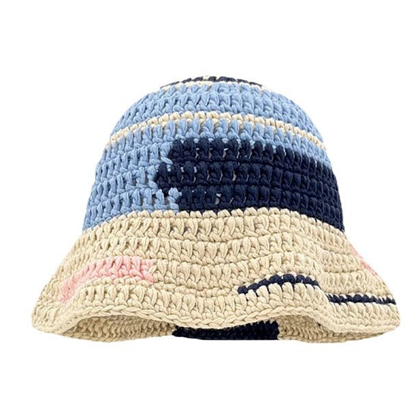 Dopamine hand-knitted couple knitted hat