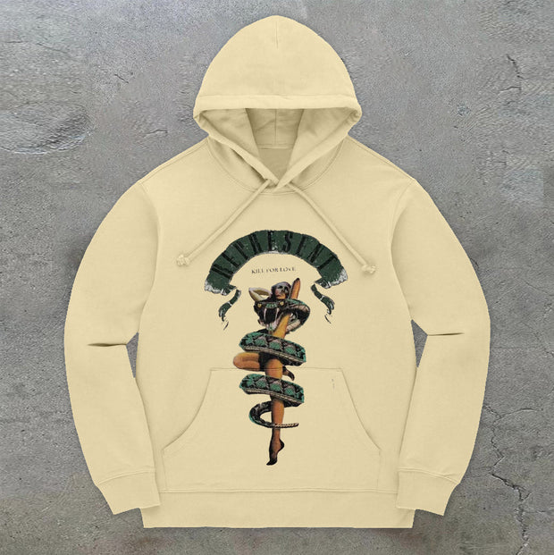 Retro Casual Hip Hop Street Long Sleeve Hoodie