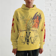 Personalized street style men's loose long-sleeved hoodie