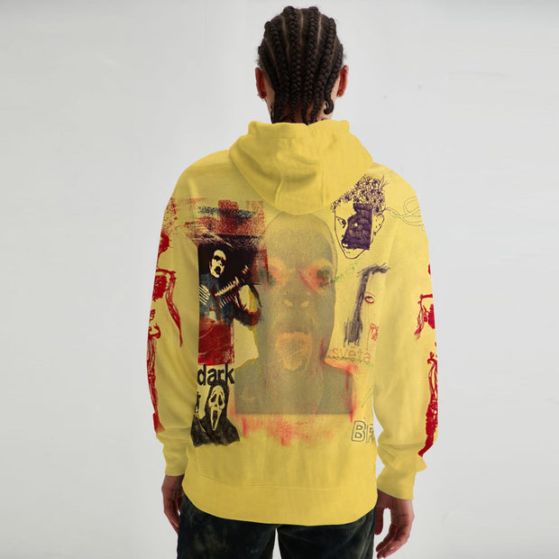 Personalized street style men's loose long-sleeved hoodie
