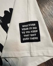 Fashionable Letter Print Drop Sleeve T-Shirt