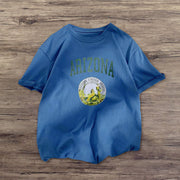 Fashion print street style T-shirt