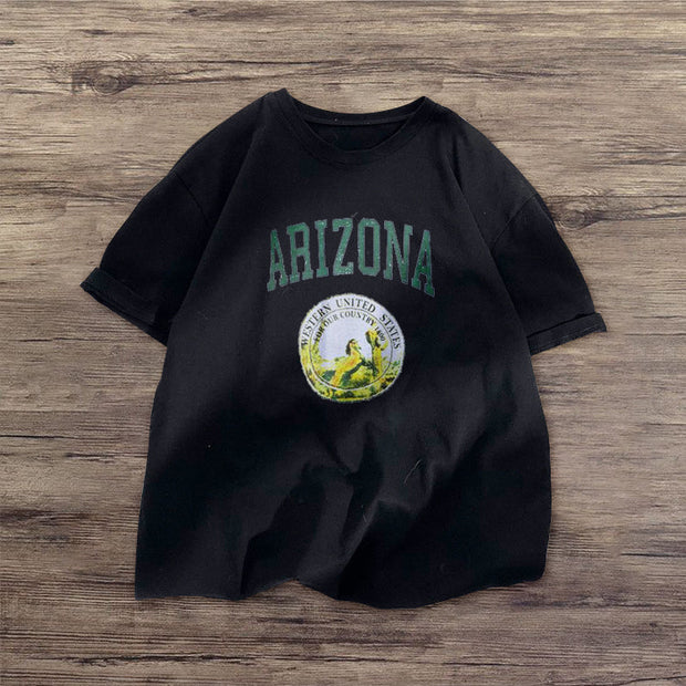 Fashion print street style T-shirt