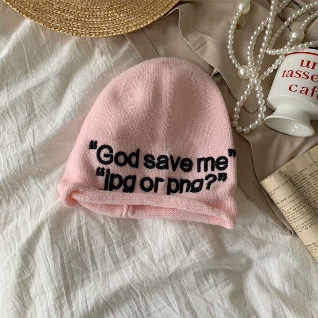 Uniform knitted pile cap for men and women