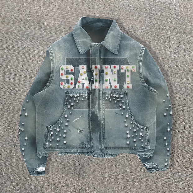 Saint casual street retro work jacket
