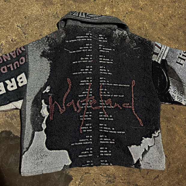 All My Casual Street Rap Tapestry Zip-Up Jacket
