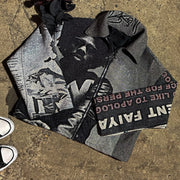 All My Casual Street Rap Tapestry Zip-Up Jacket