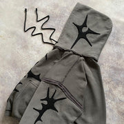 Casual Street Patch Pocket Hoodie