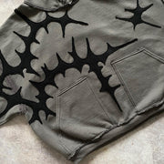 Casual Street Patch Pocket Hoodie