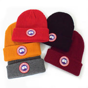 Outdoor warm hat sports cap lengthened thick knitted hat