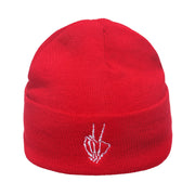 Outdoor hip-hop sun embroidered knitted wool hat