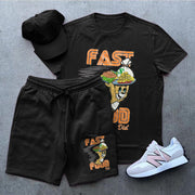 Fashion Sports Style Cartoon Print Set
