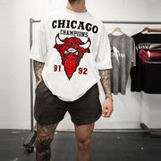 Personalized street style casual round neck T-shirt