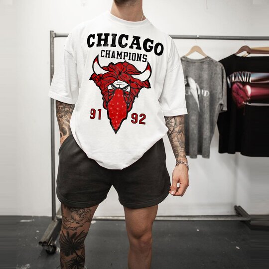 Personalized street style casual round neck T-shirt