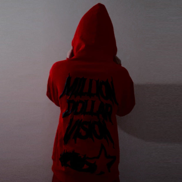 Millioim dollar vision casual street zip hoodie