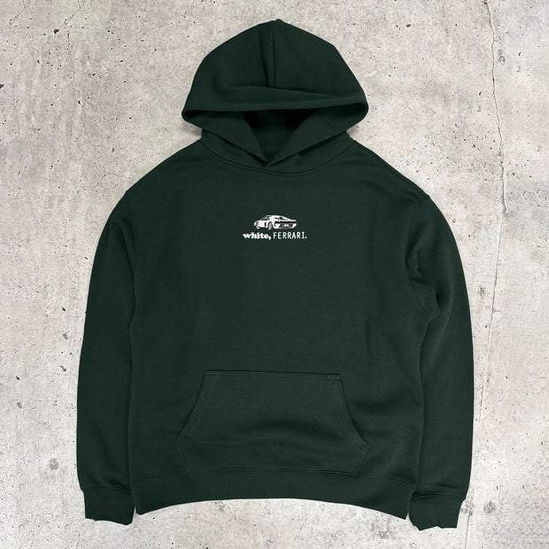 Car Letters Print Long Sleeve Hoodies