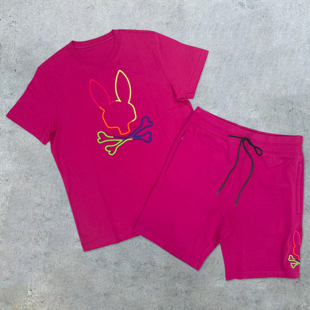 Casual personality street style sports loose T-shirt suit