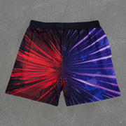 Domain Expansions Print Mesh Drawstring Shorts