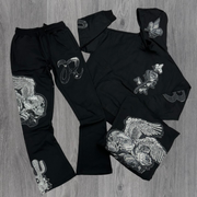 Vintage Rose Hoodie Set