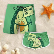 Avocado cute men's shorts