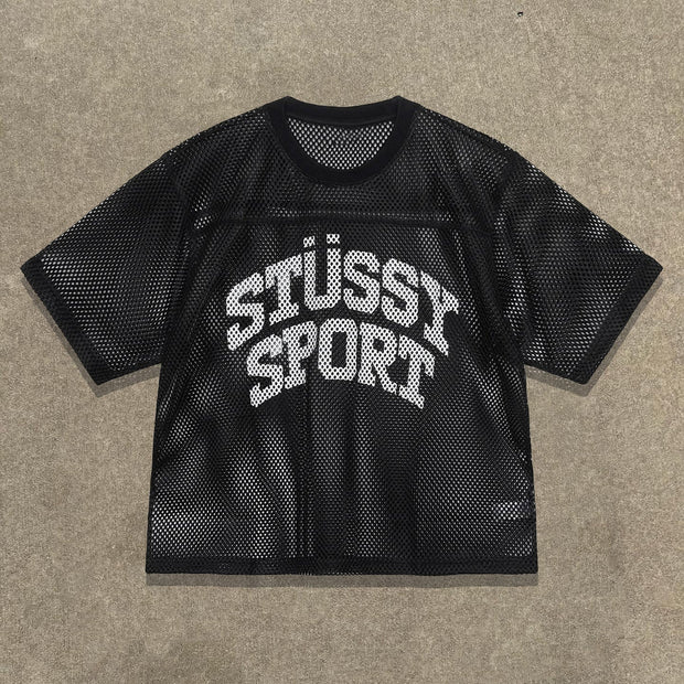 Casual Street Retro Mesh Jersey