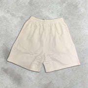 graphic print elastic shorts