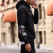 Trendy retro hip-hop comfortable hoodie
