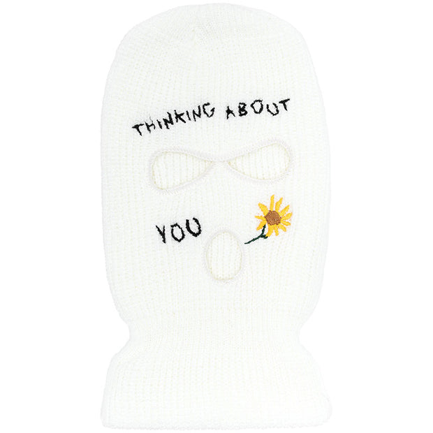 Fashion three-hole hat warm ski mask