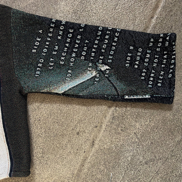 Hip Hop Rap Casual Street Tapestry Zip-Up Jacket