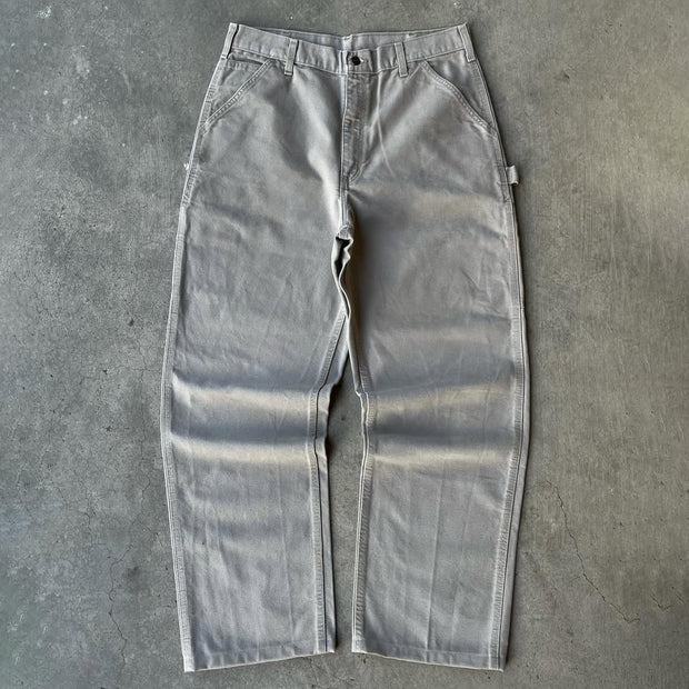 Casual Classic Solid Color Multi-Pocket Pants