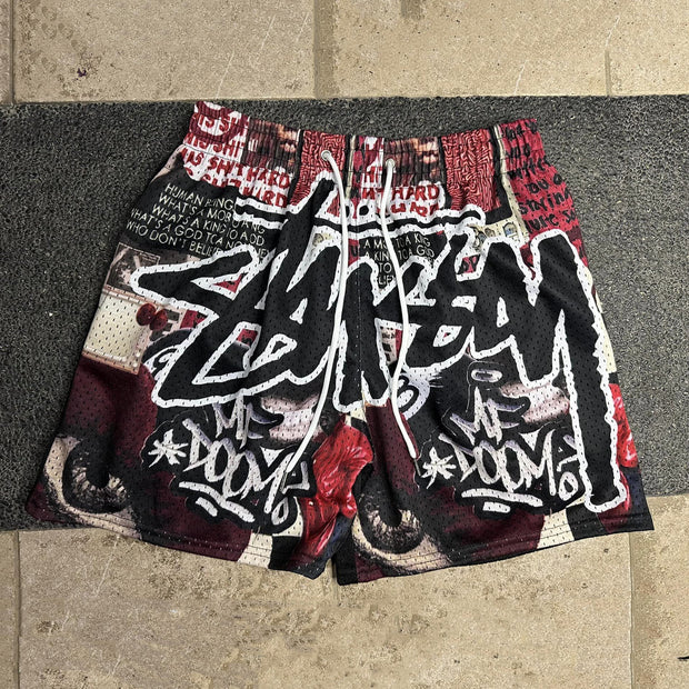 Casual Street Style Mesh Shorts