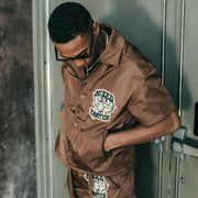 Fashionable street style lapel shirt