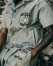 Fashionable street style lapel shirt