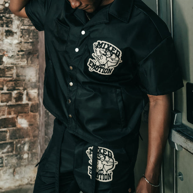 Fashionable street style lapel shirt