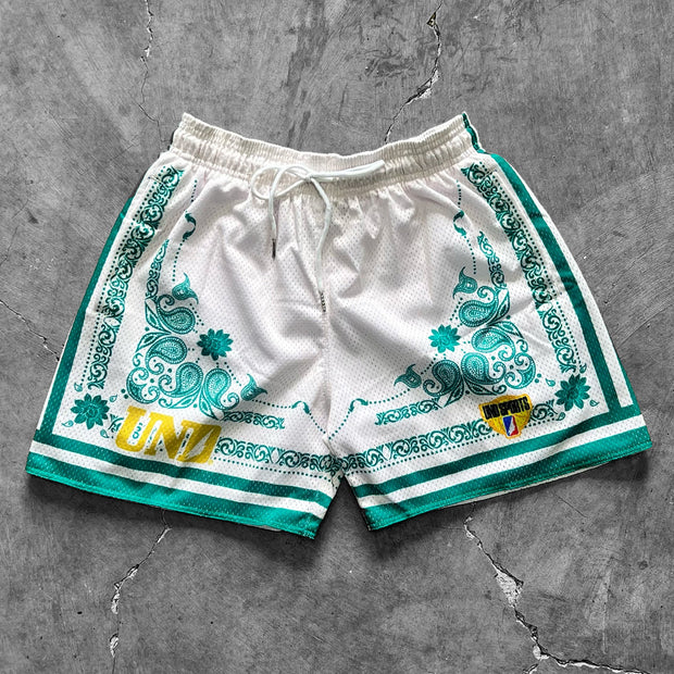 Casual Retro Street Mesh Shorts