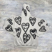Smile Face Heart Hoodie