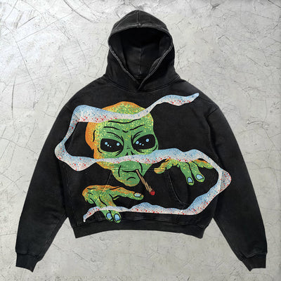 Green Alien Sweatshirt