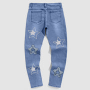 Black Blue Star Jeans