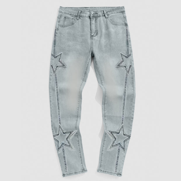 Light Blue Star Jeans