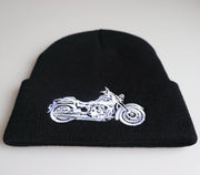 MOTORCYLE Knitted Hood Woolen Beanie