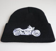 MOTORCYLE Knitted Hood Woolen Beanie