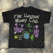 The Unusual Money Club Print Short Sleeve T-Shirt